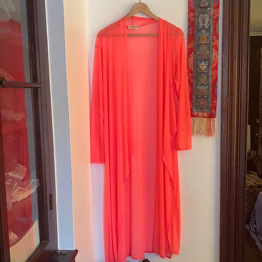 Neon Pink suncover/shawl